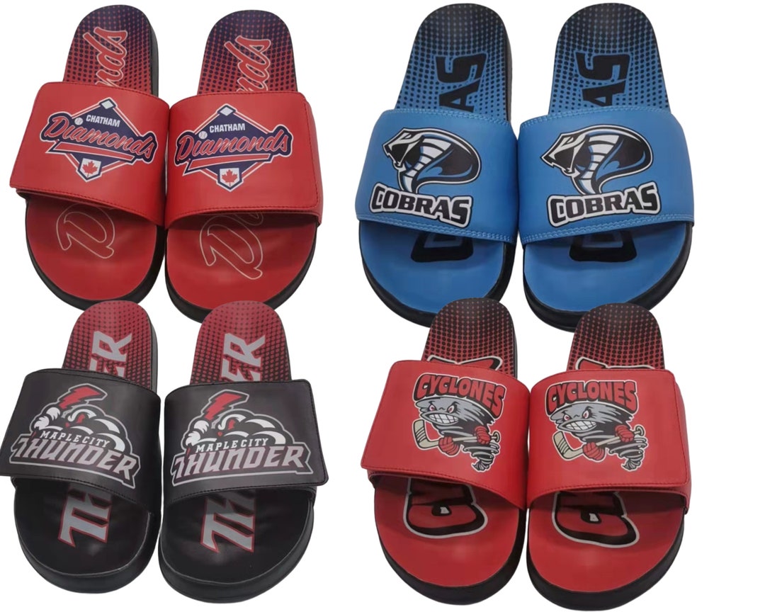 custom slide sandals