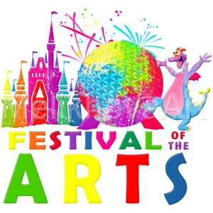 Festival of the arts, Mouse head, Rainbow clipart, Magic Kingdom, Watercolor, Printable, Sublimation transfer, Holiday, Shirt, Design, PNG