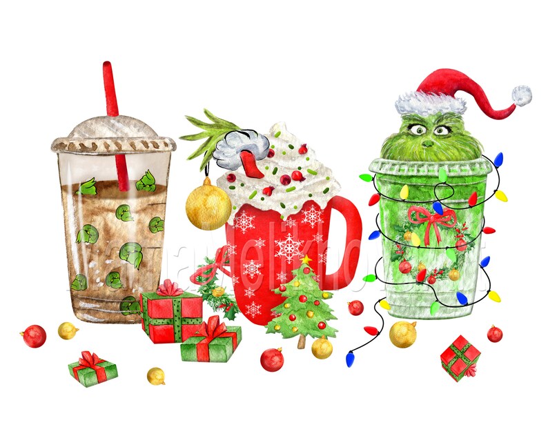 Christmas Grinch Coffee Snacks Food Magic Kingdom Etsy