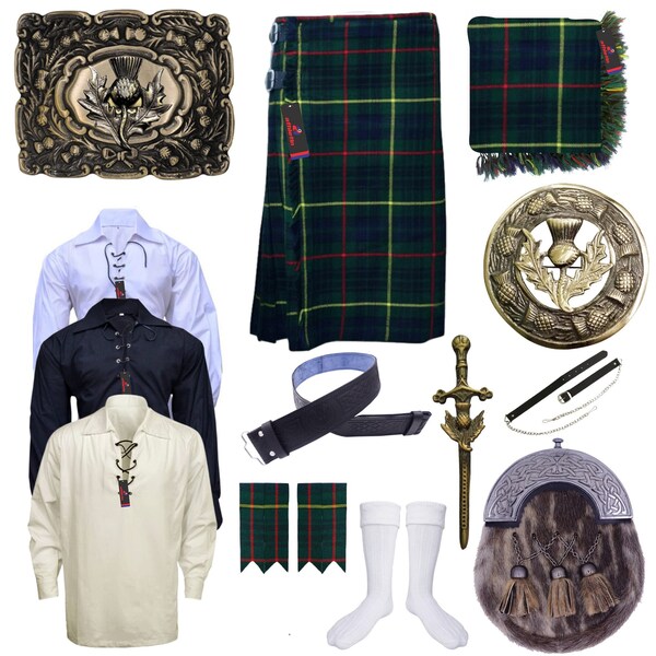 Stewart Black 03 Tartan Hawaiian Shirt