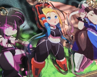 Street Fighter Ladies Charms