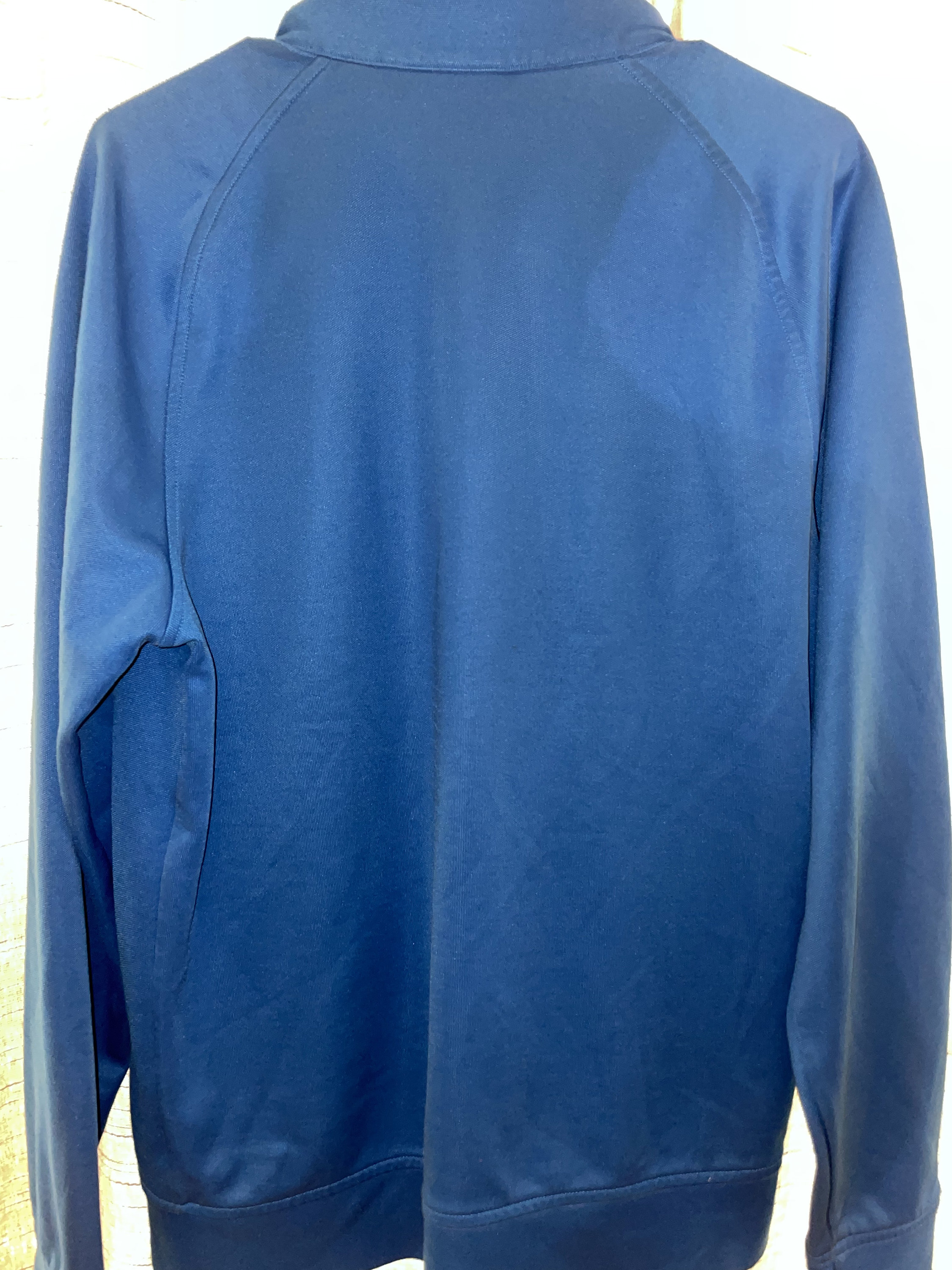 Vintage Lacoste Live Jacket Full Zip Striped Blue Logo Size