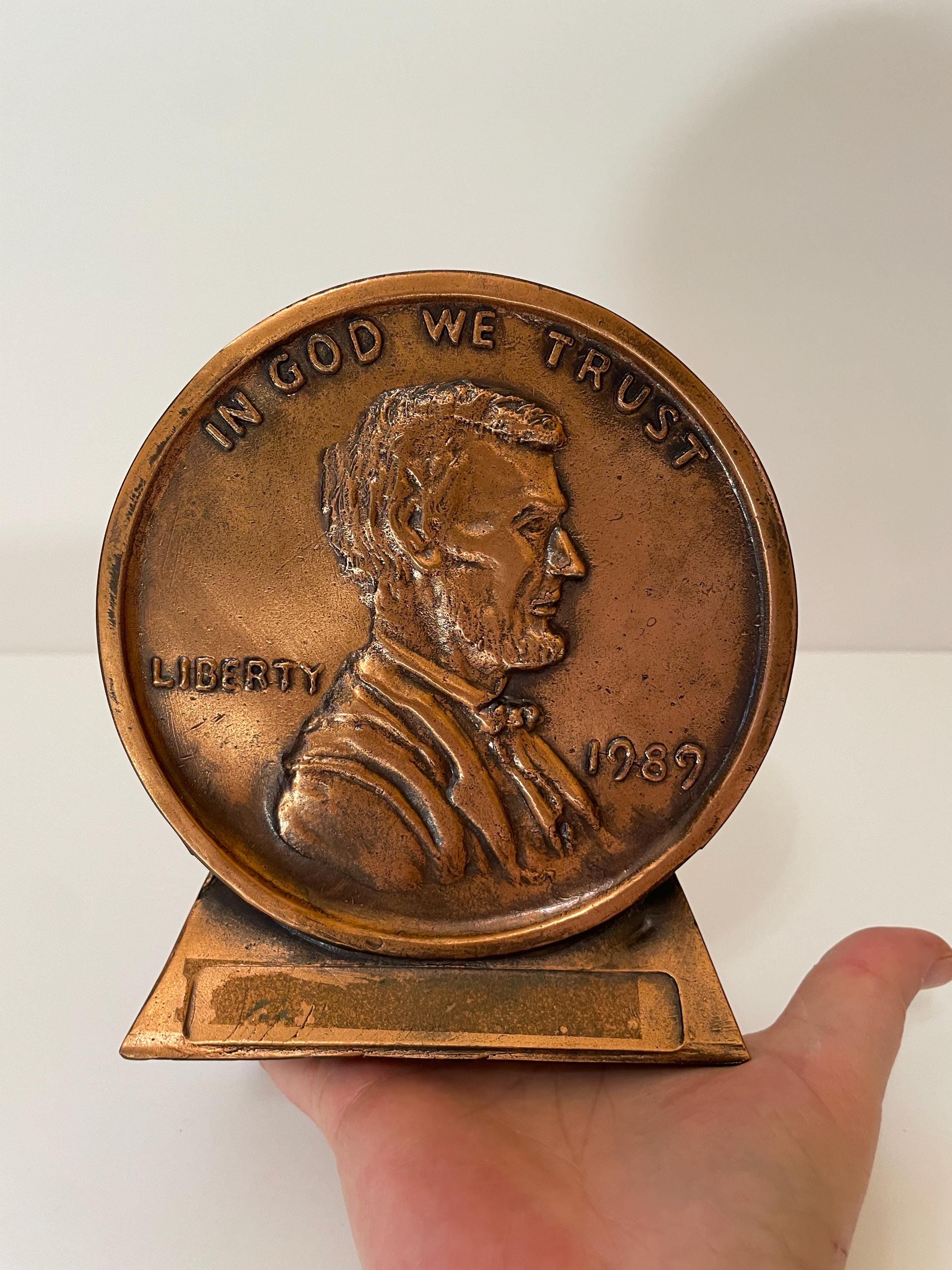 Vintage Penny Bank - Etsy New Zealand