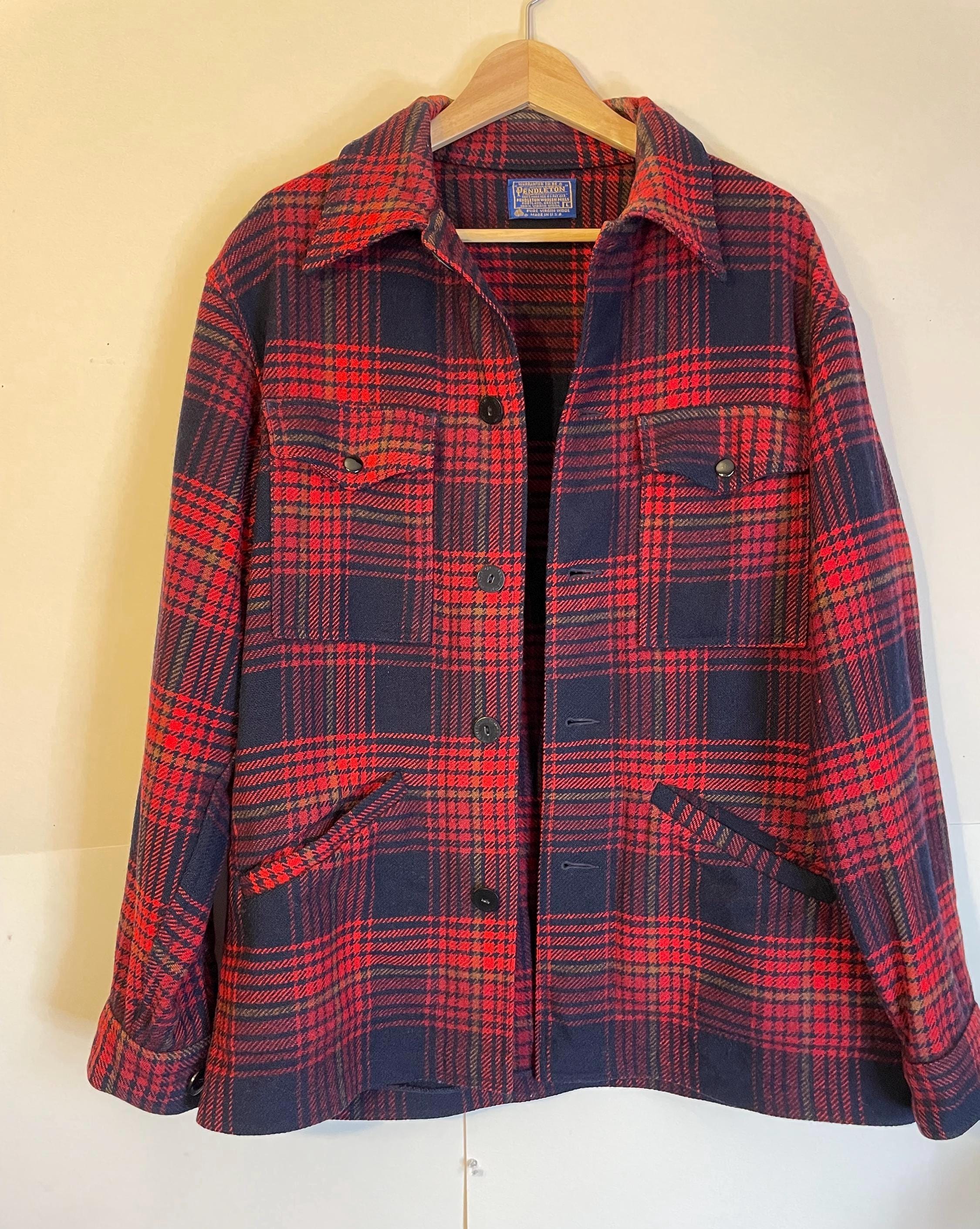 70s Pendleton Jacket - Etsy