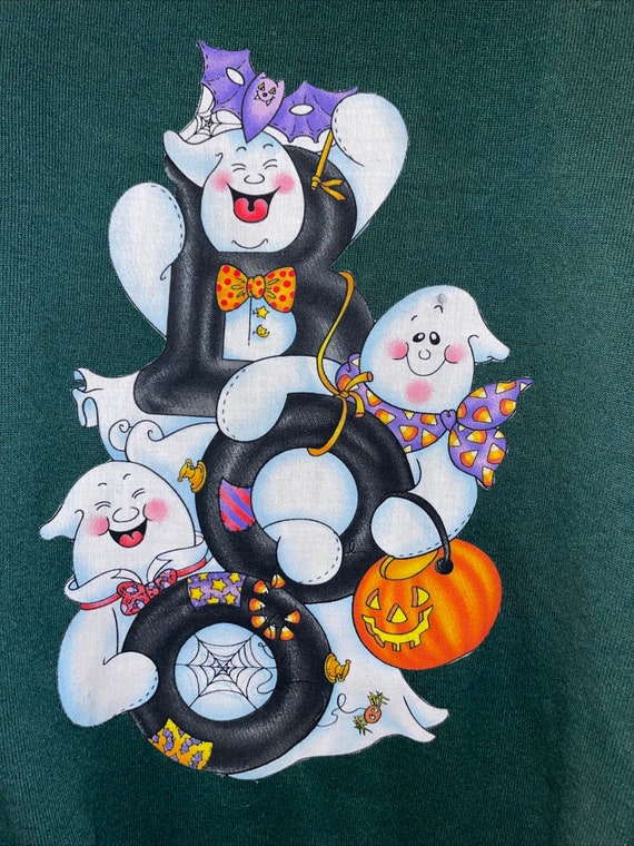 Vintage Halloween 90s 80s Adult Large Sweatshirt … - image 2