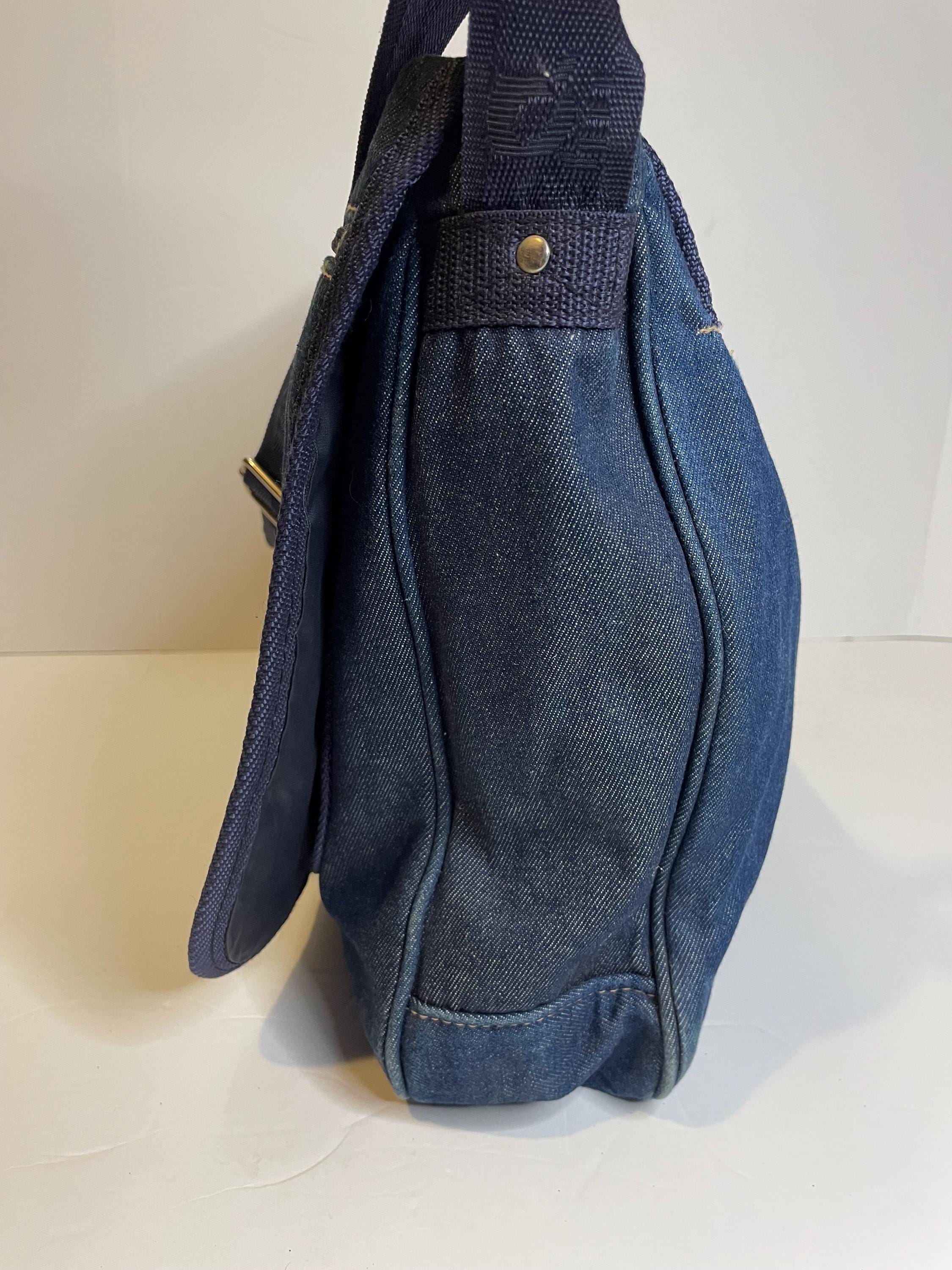 Vintage Y2K Mudd Messenger Book Bag Blue Vintage Y2K 2000 main image 3