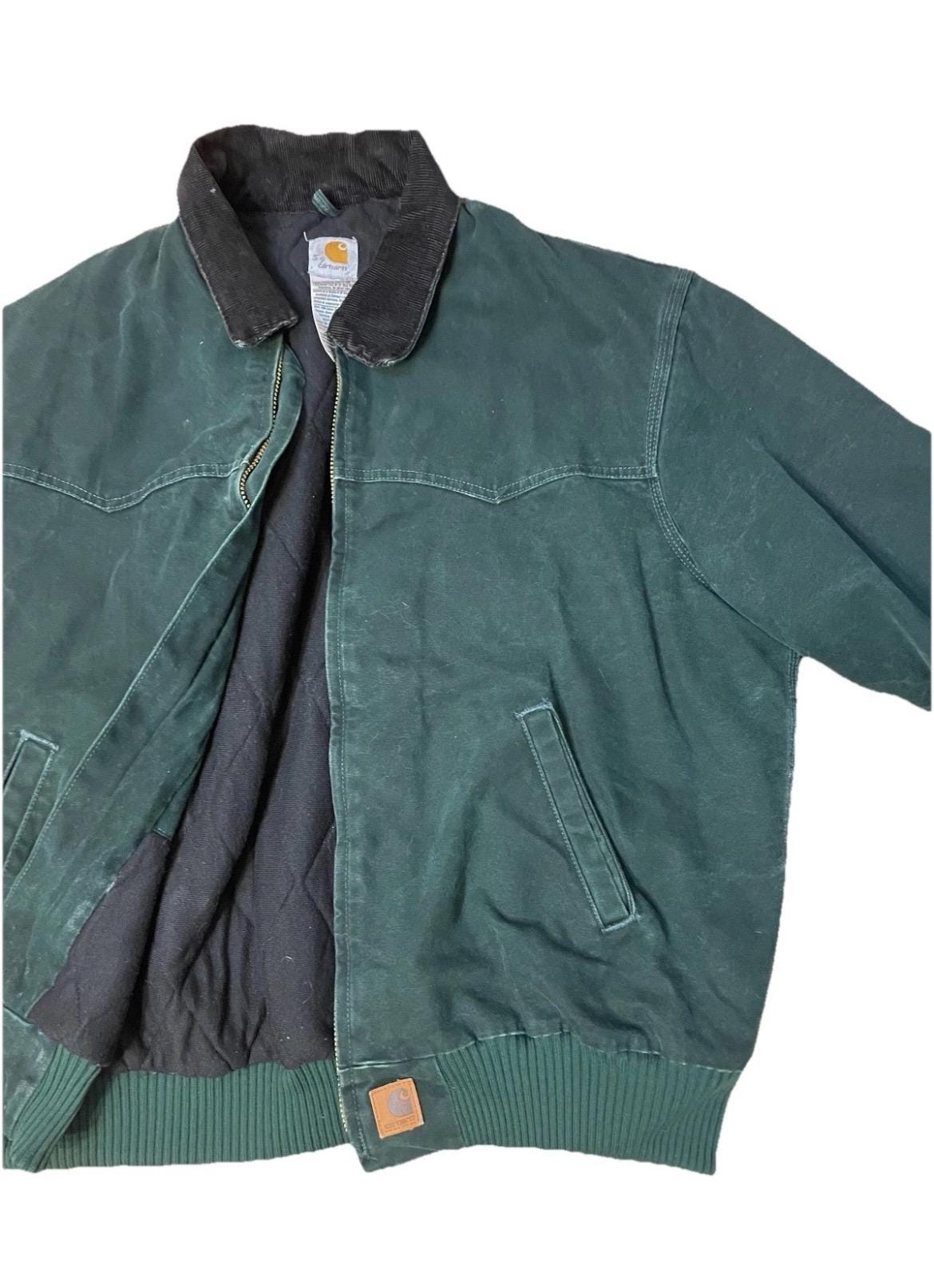 Vintage Carhartt J14 Santa Fe Jacket XXL 2XL Spruce Green