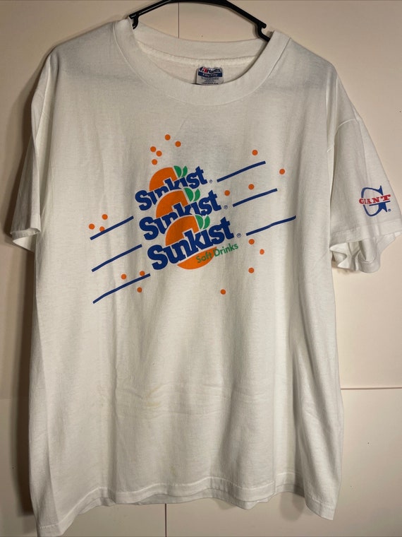 Vintage Sunkist Soft Drink Shirt Adult Size Large… - image 1