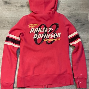 Vintage Harley Davidson Zip up Hoodie - Etsy