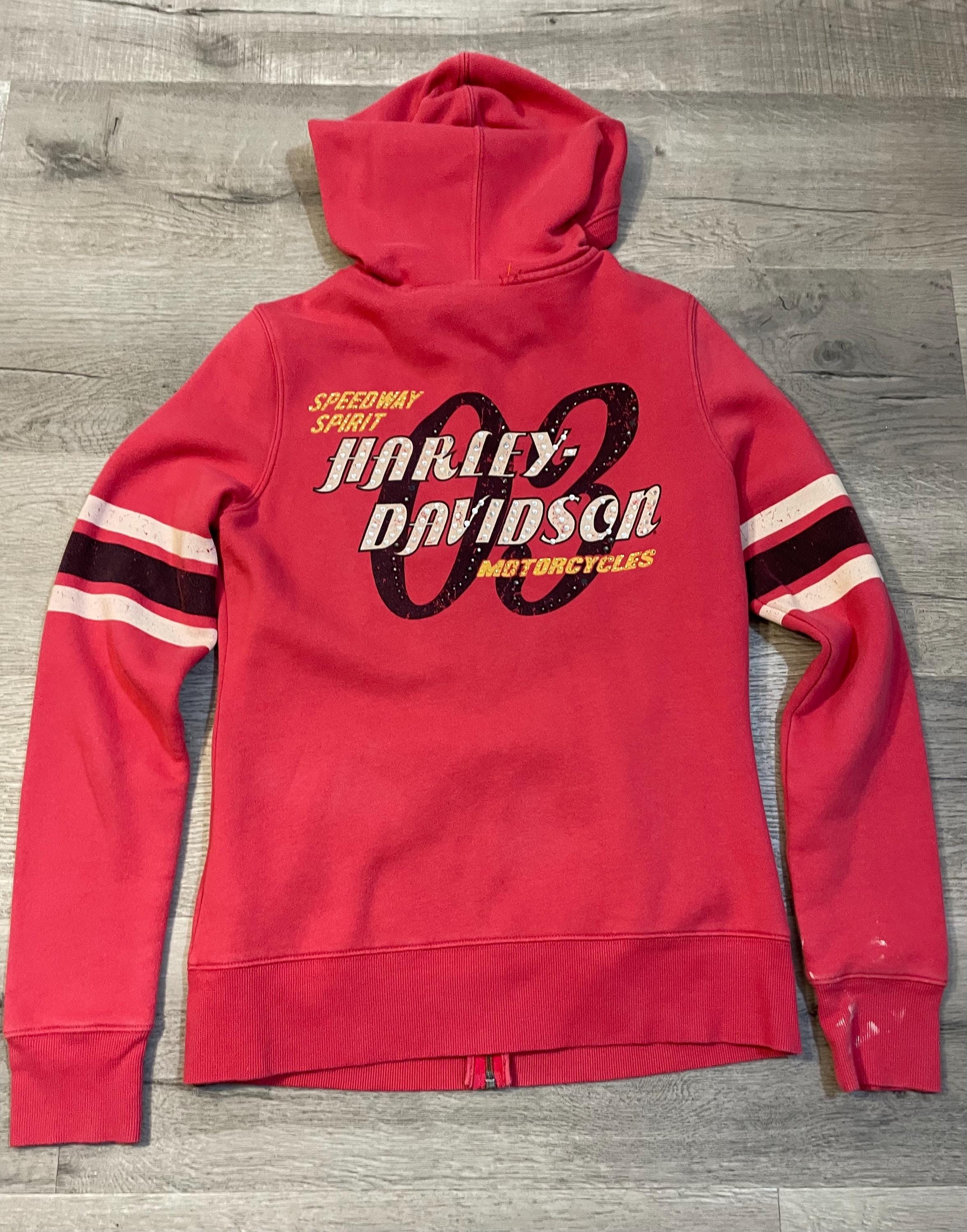 Zip up Harley Davidson Hoodie - Etsy