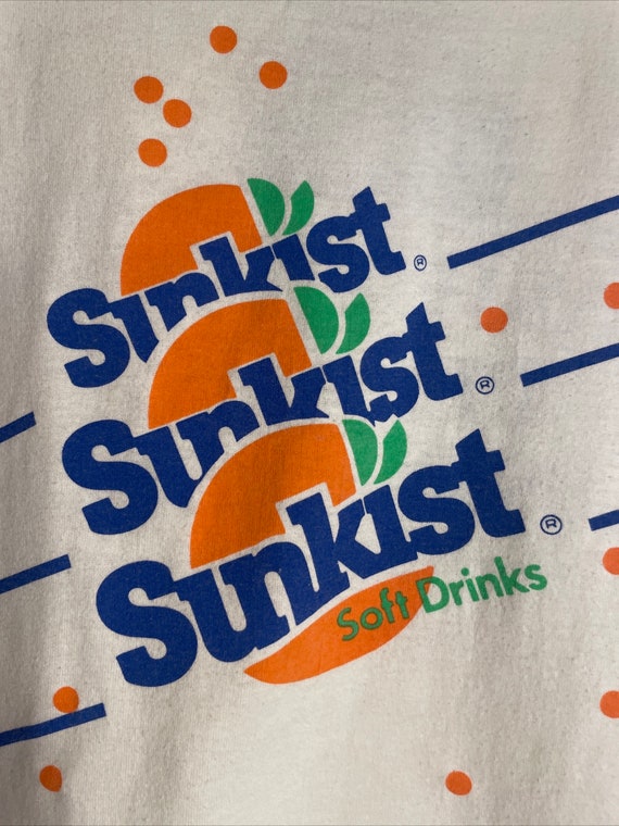 Vintage Sunkist Soft Drink Shirt Adult Size Large… - image 2