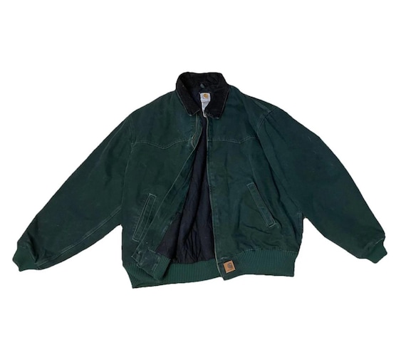 Vintage Carhartt Santa Fe Jacket “Dark Teal” J14 DTL | eBay