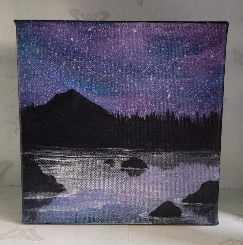 Blue-pink Night Sky 6