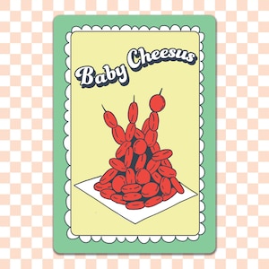 Baby Cheesus Fridge Magnet - Designed & Made in Melbourne