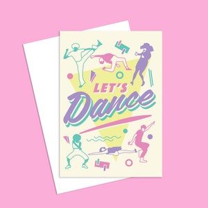 Let's Dance Greeting Card - Designed & Made in Melbourne