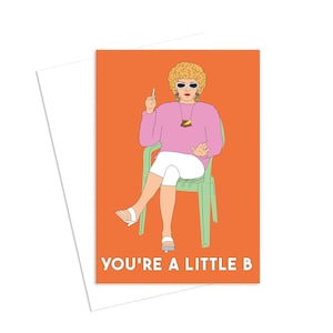 Little B Greeting Card - Blank Inside - Designed & Printed in Melbourne, Australia with Vegetable-based inks on recycled card