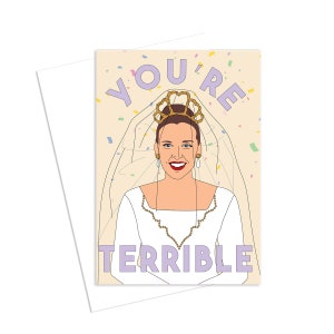 You&#39;re Terrible Greeting Card - Designed & Made in Melbourne