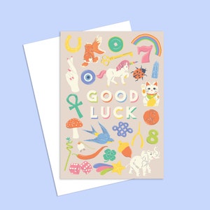 Good Luck Charm Greeting Card - Designed & Made in Melbourne