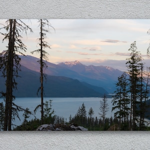 Vintage Mountain print, digital download rustic home decor, mountain landscape picture, printable wall art