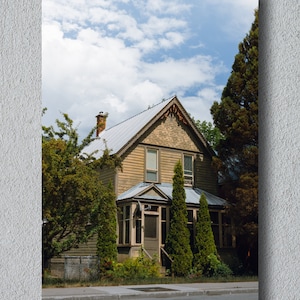 Vintage house print, downloadable vintage art, printable wall decor, photography poster