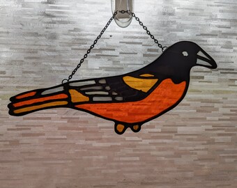 Stained Glass Baltimore Oriole