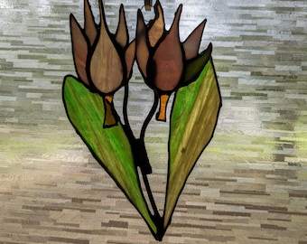 Stained Glass Shooting Star Flowers