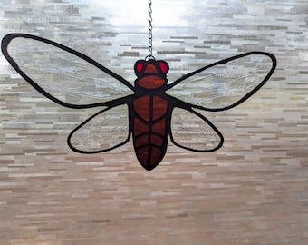 Stained Glass Cicada