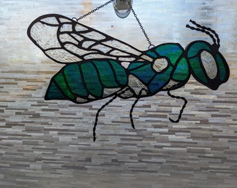 Stained Glass Orchid Bee