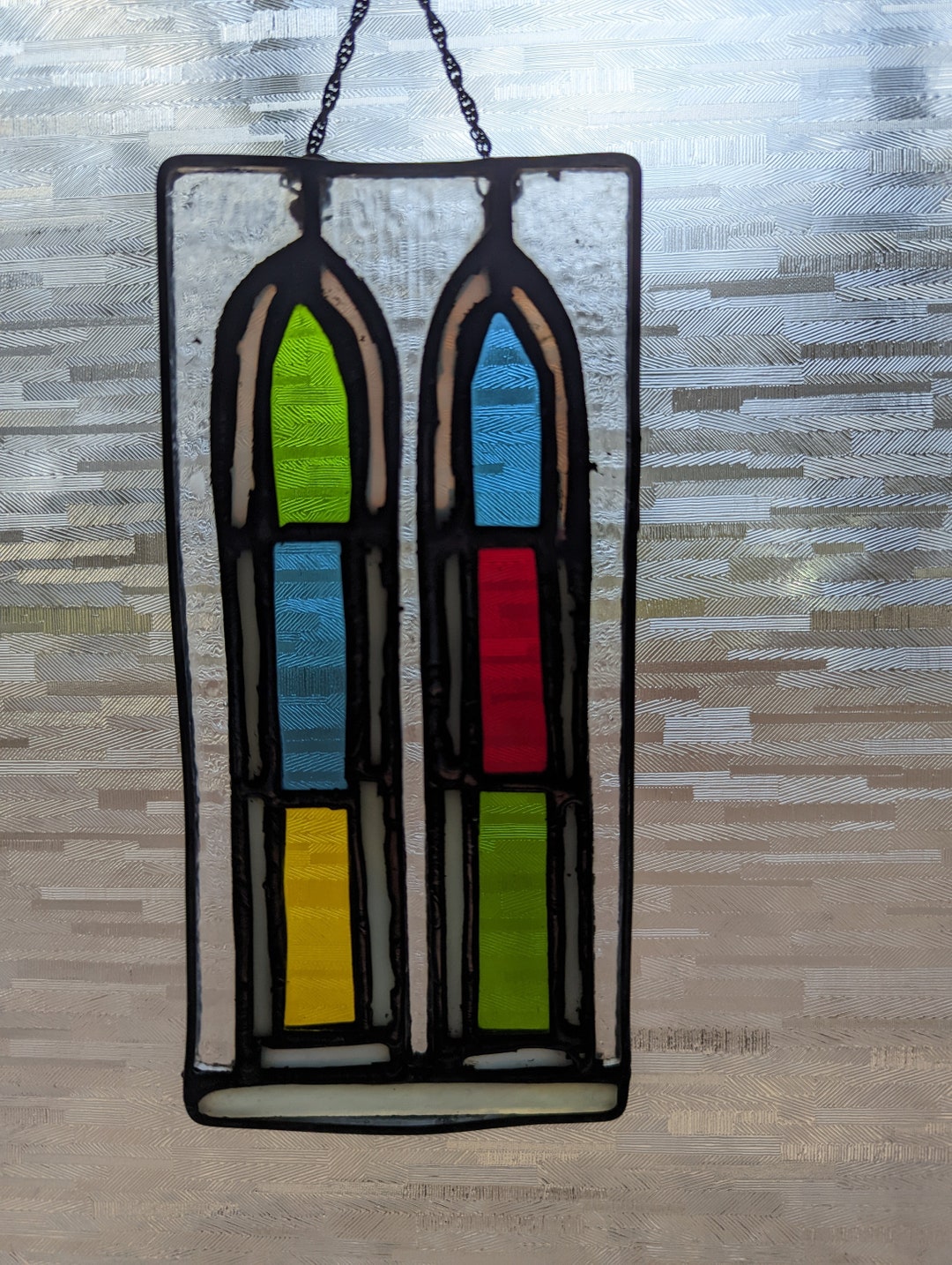 Ryman Auditorium Windows Stained Glass Suncatcher Etsy