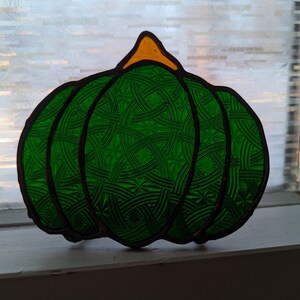 Stained Glass Pumpkin