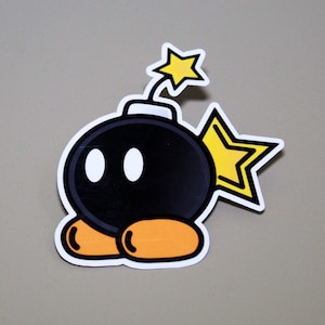 Video game character sticker, 90s Retro, water resistant and easy to remove no sticky mess