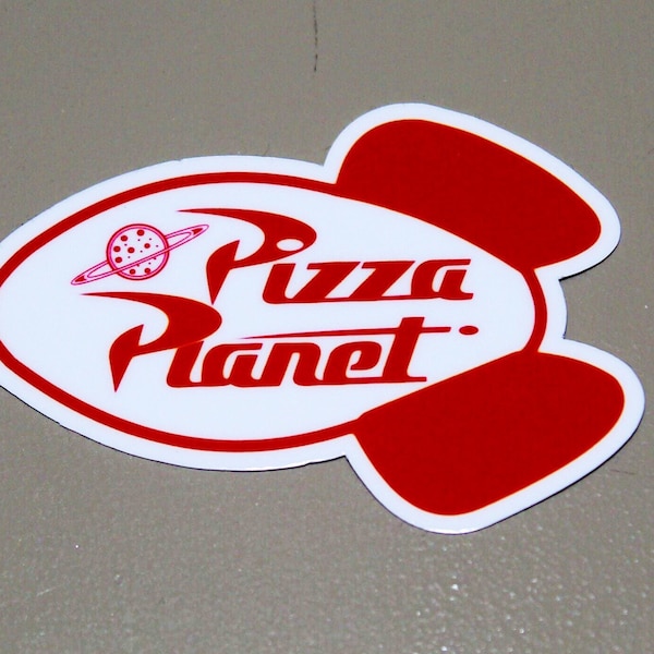 Pizza Restaurant Sticker, Funny Vinyl Sticker, PREMIUM Quality, Laminated, Glossy Finish, Weatherproof, Waterproof, U.V Protection