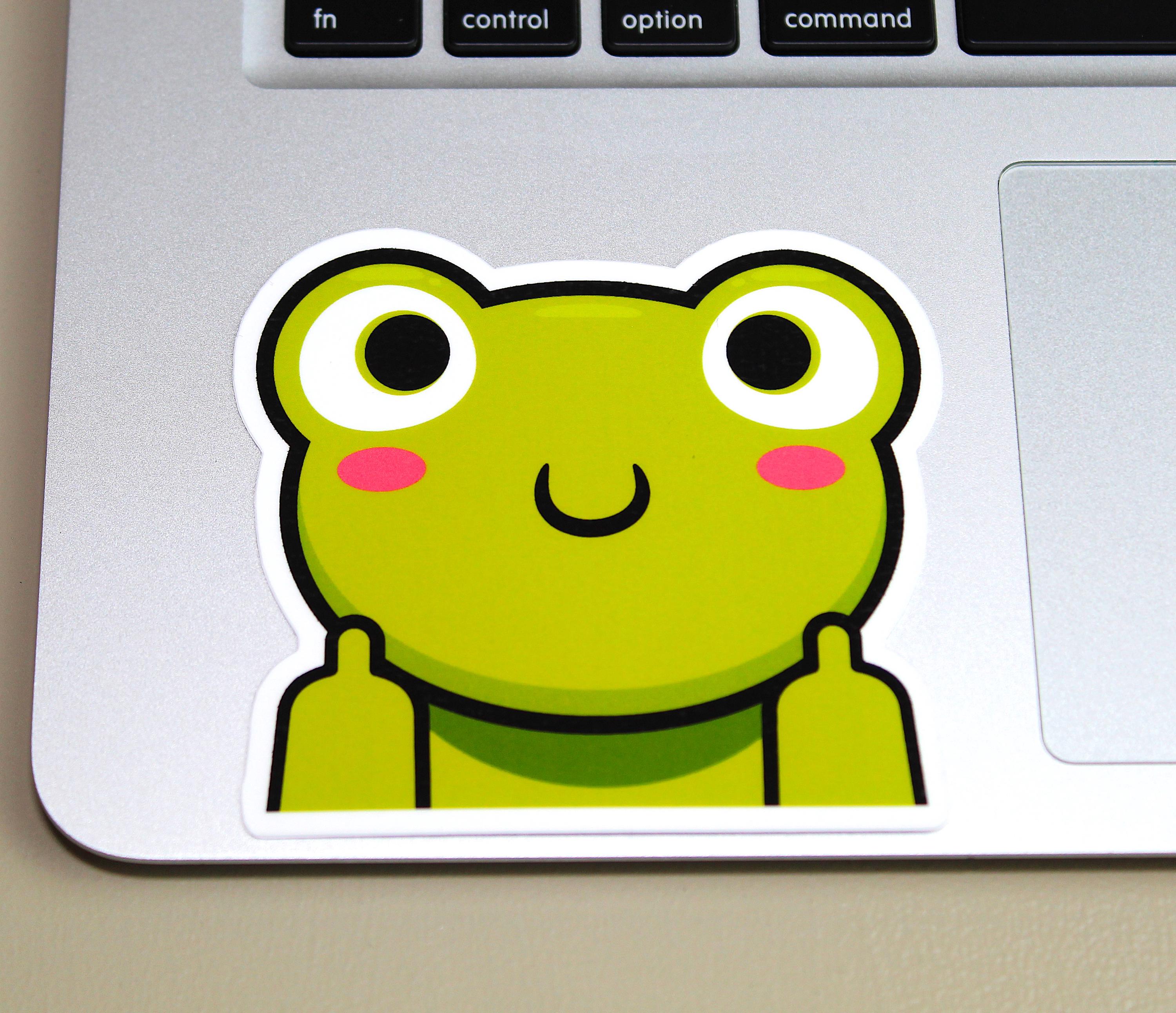 Funny Frog Sticker: Adult Humor, Laminated Vinyl - Etsy