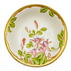 Antique PT Bavaria Hand Painted Porcelain Serving Bowl #2919 | Tirschenreuth Bavarian c1907-1927