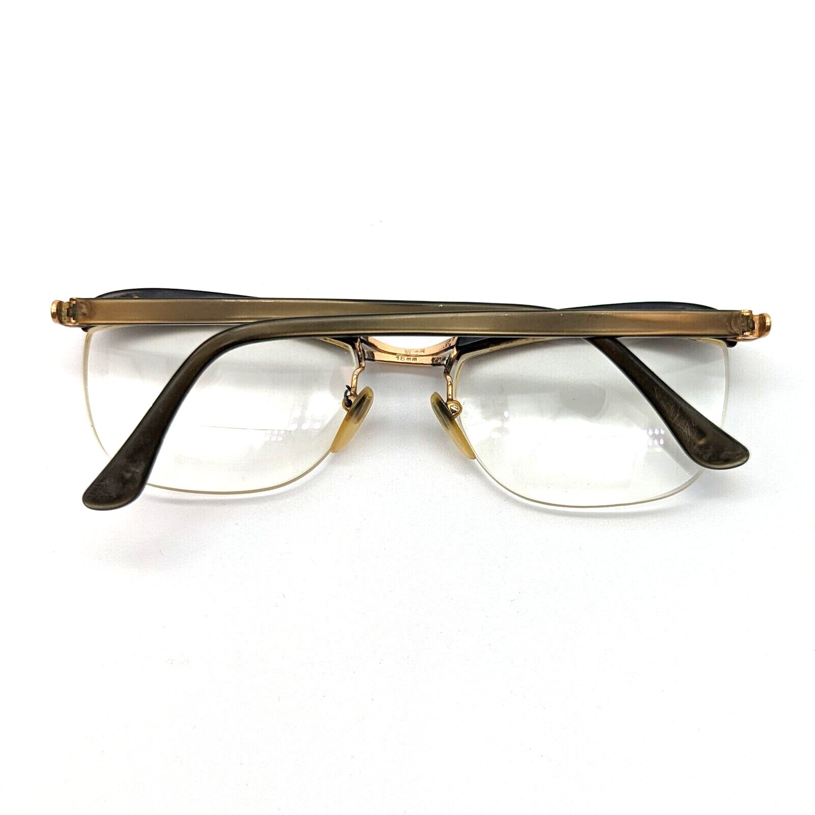 Amor Gold Filled Half Frame Glasses Vintage 1960s Made in 