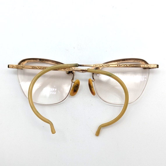 Vintage C.O.C. 12K GF Gold Filled Half Rimless Ey… - image 7