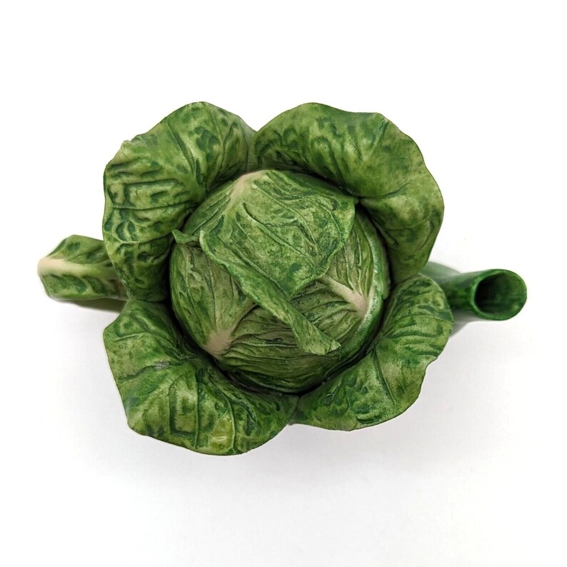 Khien Miniature Ceramic Romaine Lettuce Teapot Made in Etsy
