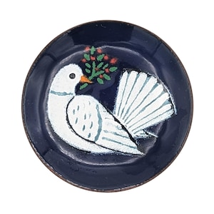 Annemarie Davidson Enamel Plate - Etsy