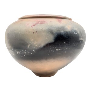 Large Raku Vase Studio Art Pottery Matte Glaze Signed MLT 1992 Grays ...