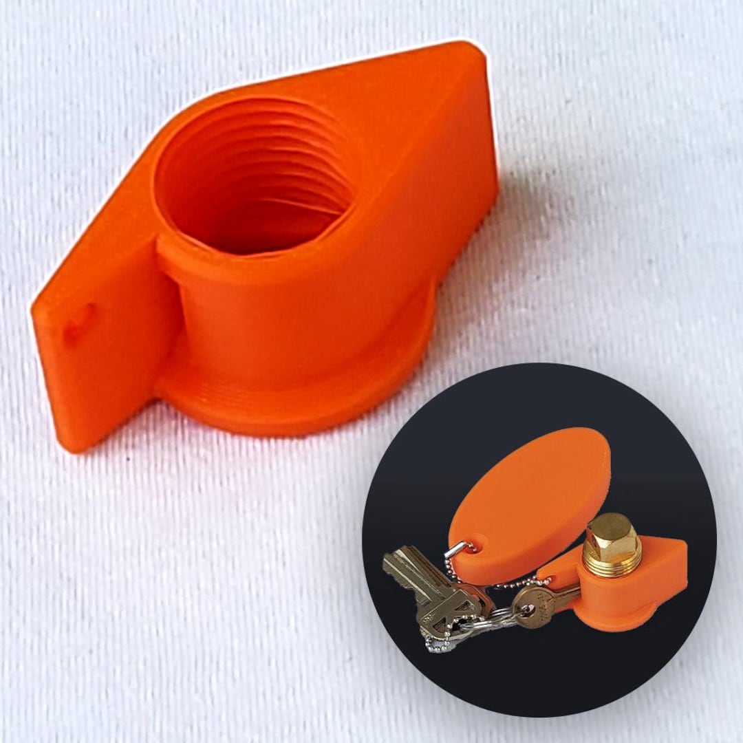 Plug Keychain Plugkeyper - Boat Drain Plug Keychain, Reminder and Plug Wrench. - Etsy