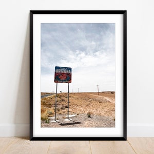 Arizona Wandkunst, Arizona Poster, druckbare Wandkunst, Wandkunst, digitaler Download, Reise Wandkunst