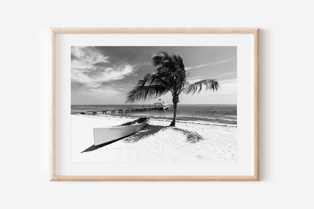 Fine Art Photography, Miami Wall Art, Miami Print, Black and White