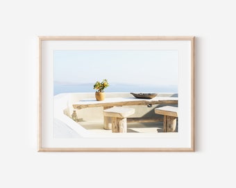 Santorini Wall Art, Santorini Print, Greece Printable Wall Art, Santorini Photography, Digital Download, Travel Wall Art