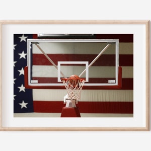 Basketball Print, Basketball Wall Art, Basketball Hoop, Sport Printable, Digital Download