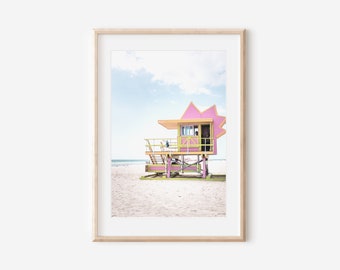 Miami Wall Art,Miami Beach Poster, Miami Printable wall art, Wall Art, digital download, Travel Wall Art
