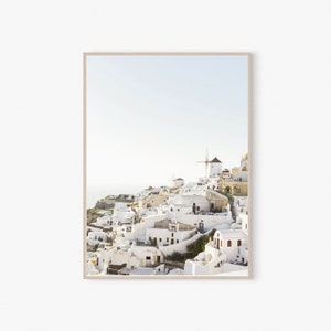 Santorini Wall Art, Santorini Print, Grèce Printable Wall Art, Santorini Photography, Digital Download, Travel Wall Art
