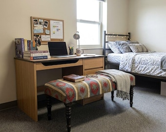 Handwoven Kilim Bench for Entryway and Bedroom | "Entryway Bench", "Kilim Furniture", Paino Table, Kilim Bench for Bedroom & Living Room