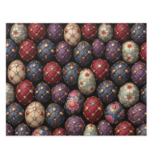Ornate Easter Egg Jigsaw Puzzle, Cozy Home Activity