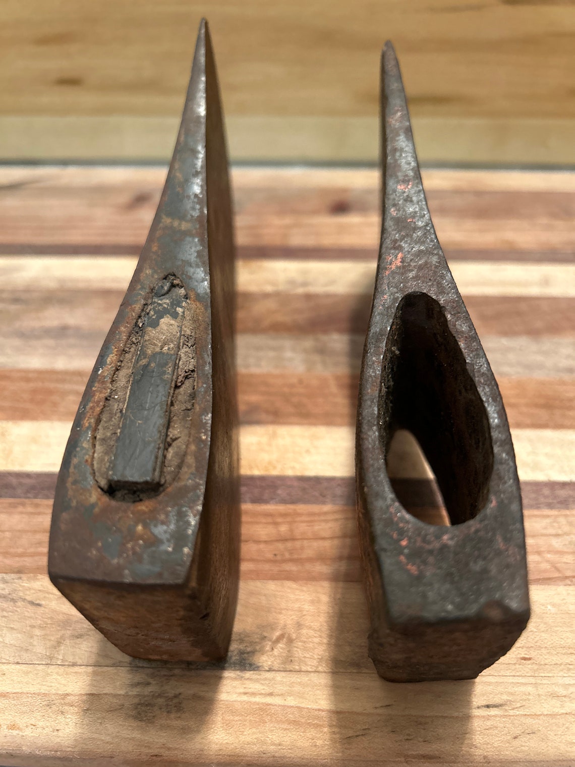 Pair of Vintage Sandvik Axe Heads Etsy