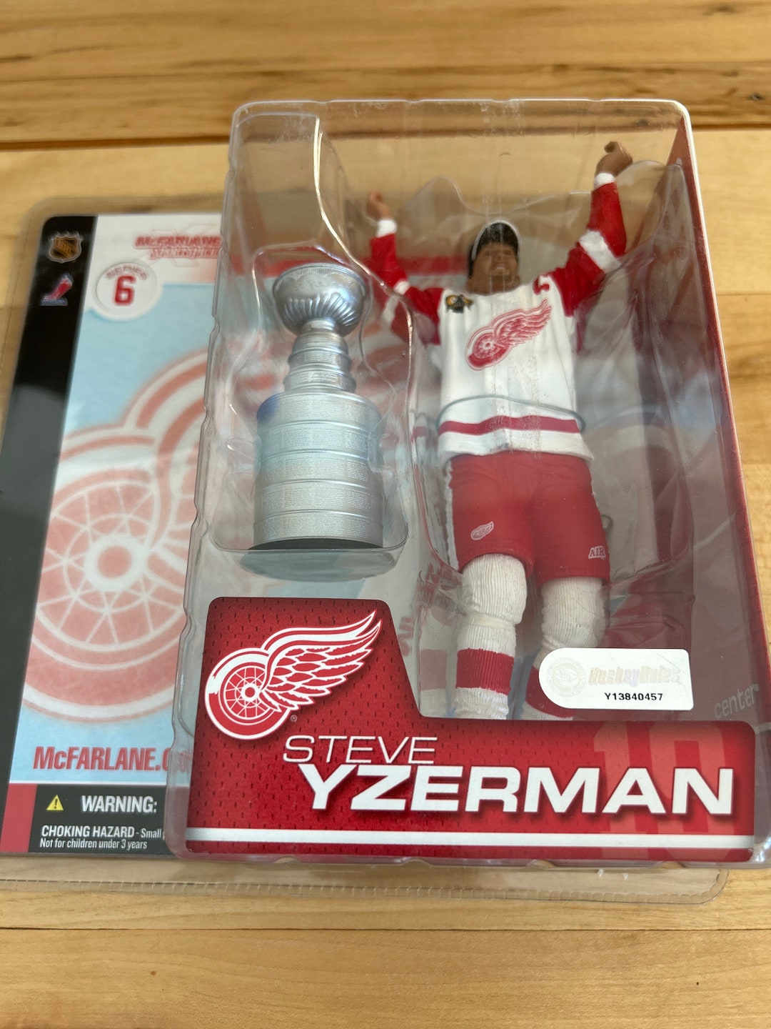 Mcfarlane Series 6 Steve Yzerman Figurine Etsy Canada